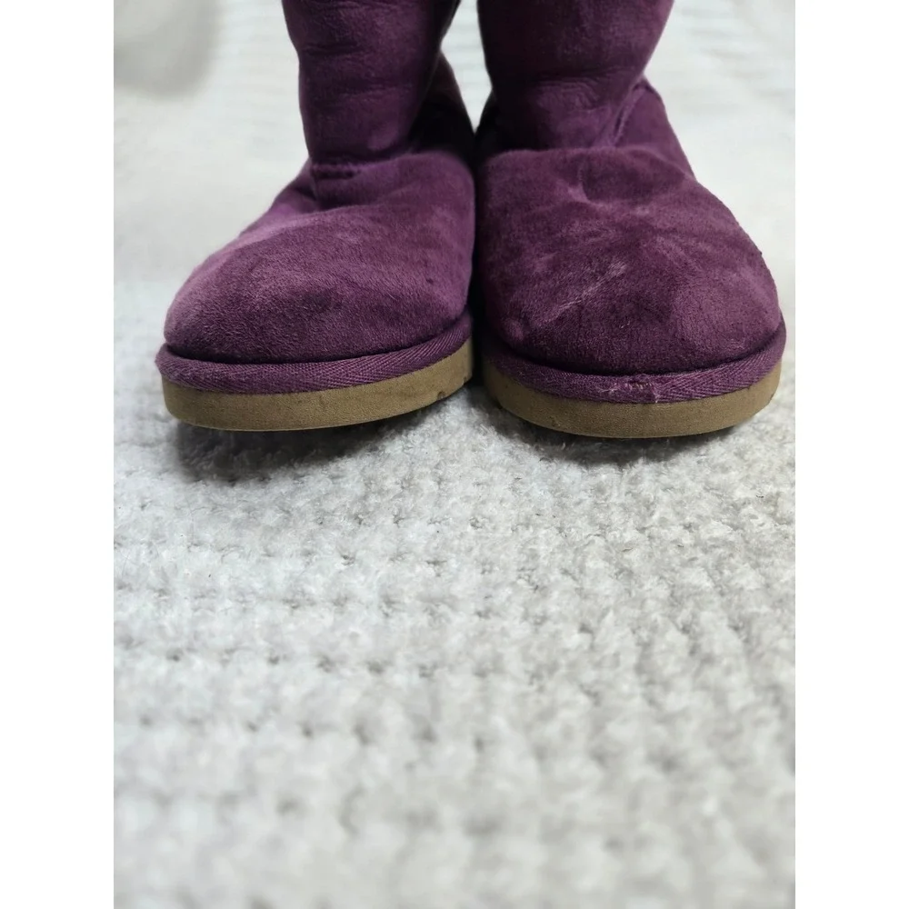 UGG Australia Classic Short Purple Sheepskin Boots 5251 Womens 5 UK 4 EU 35